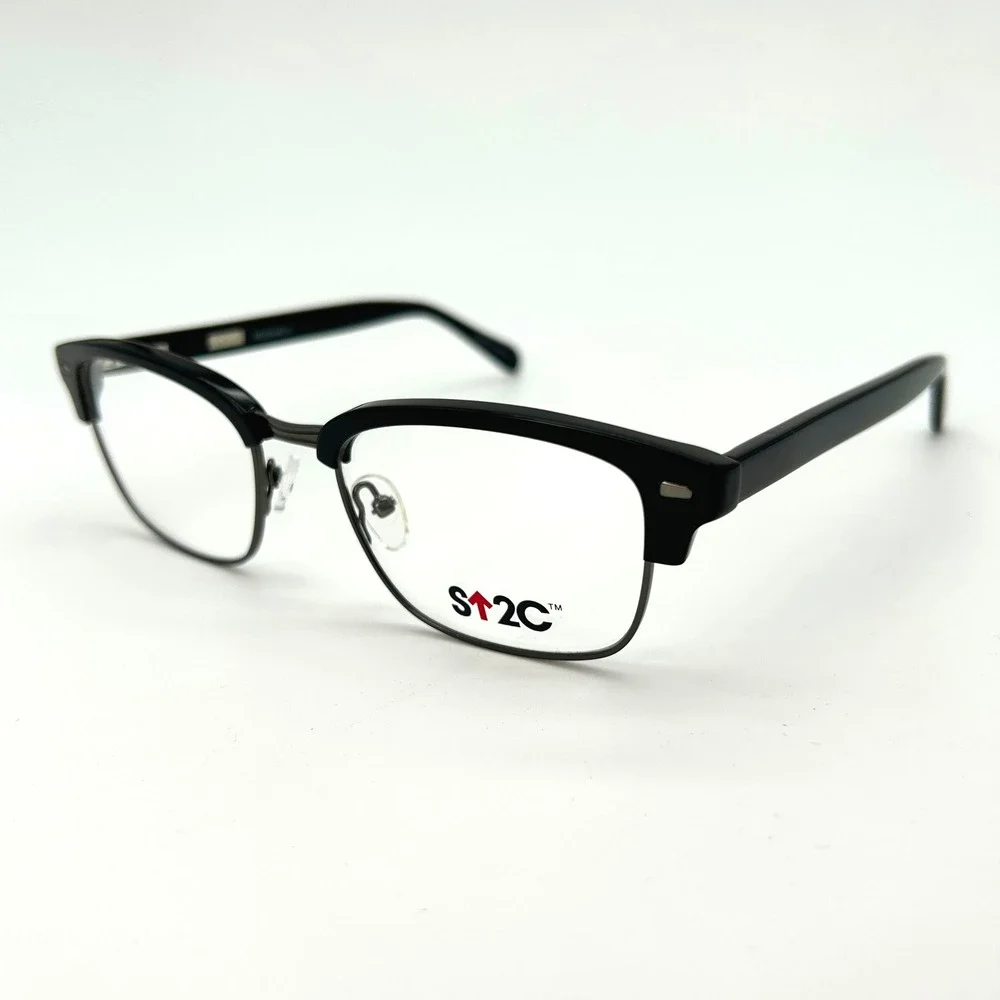 Womens Eyeglasses Frames SU2C Stand Up To Cancer Research Sz 52-19-145 Black NEW